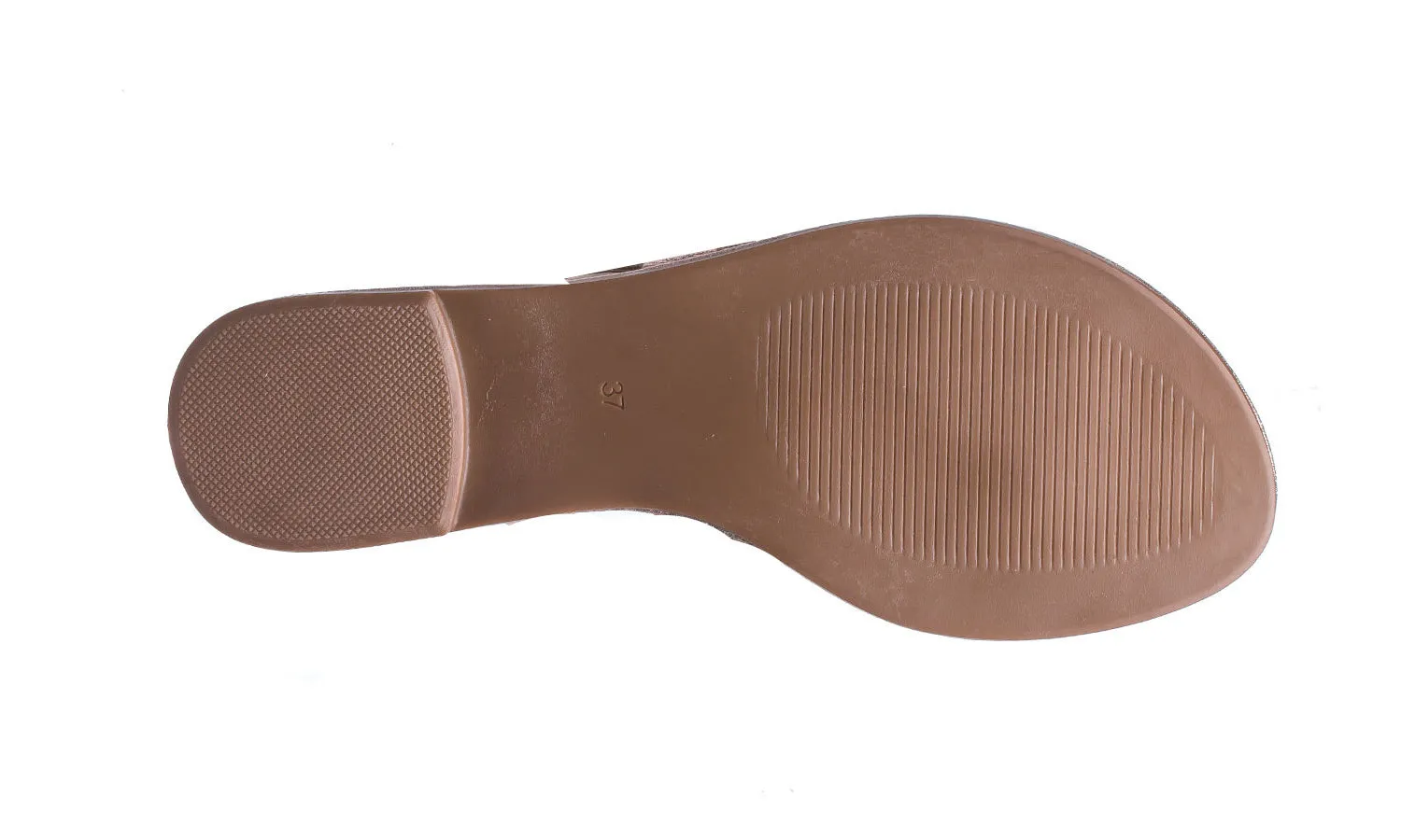 Amelia Silver Flat Sandals