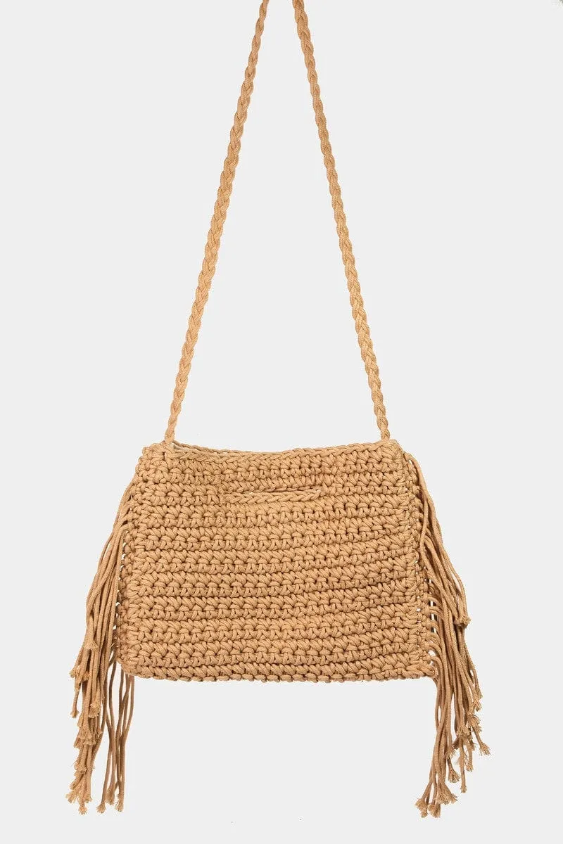 Boho Braided Fringe Purse