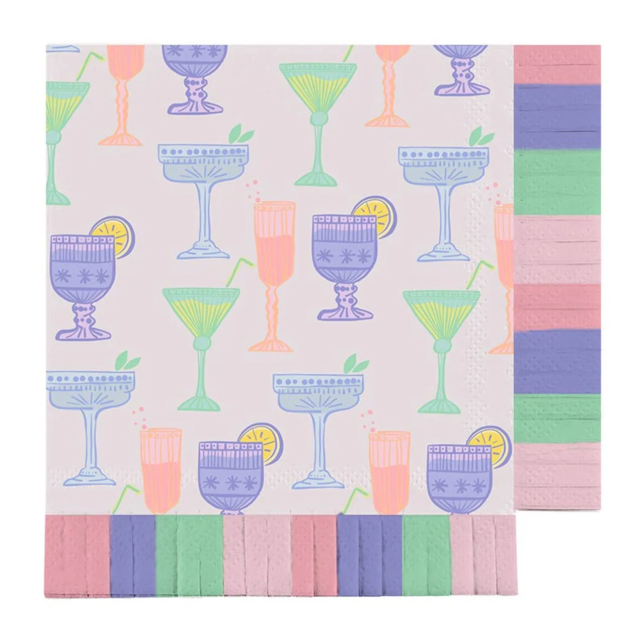 Cocktail Fringe Napkins