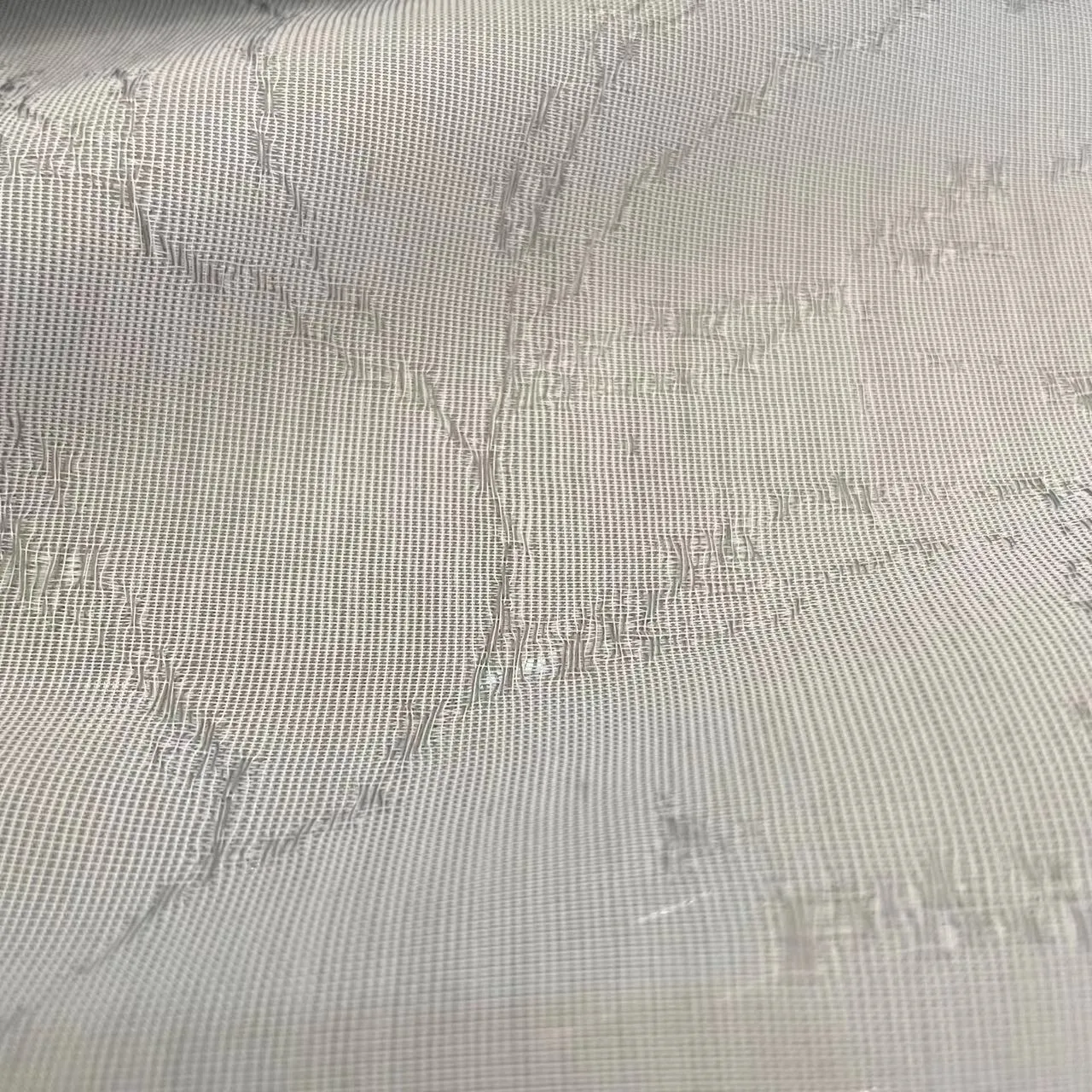 Linen Sheer Window Drapes Durable Polyester Voile Sheer Fabric CH-KY0023