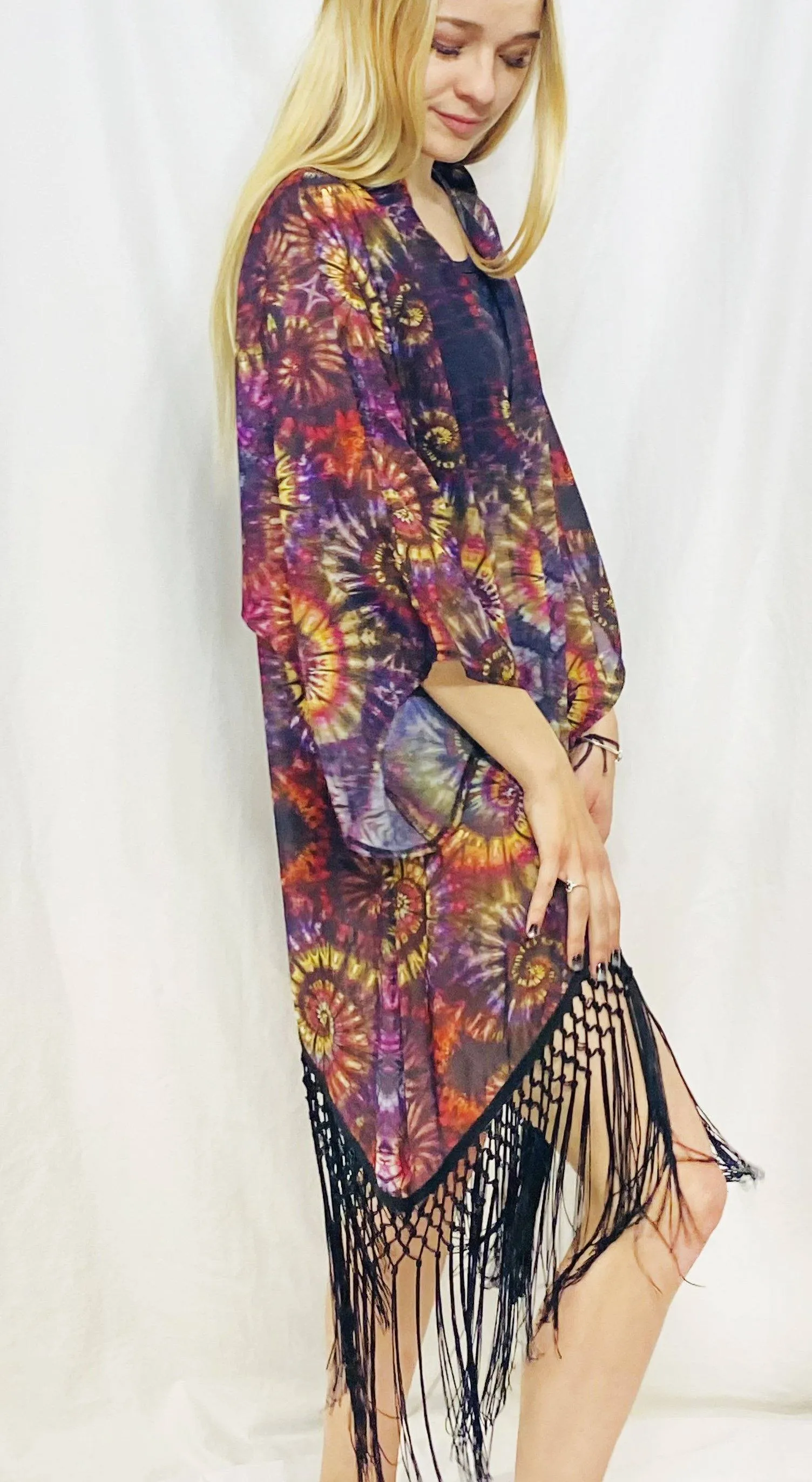 Warrior Within -  Maple Swirl Kimono - Jammin Warrior Collective